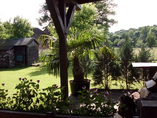Ausblick von der Terrasse