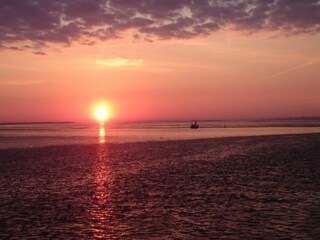 Sonnenaufgang übern Wattenmeer