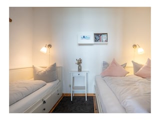 abgeteilter Schlafraum