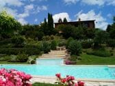 Ferienhaus Podere Gelsomino mit Pool und Wasserfall