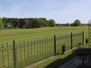 Ausblick vom Schlafzimmer