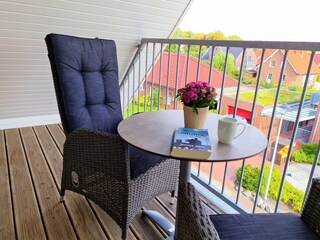 Süd-Balkon Ferienwohnung Grachtenhimmel