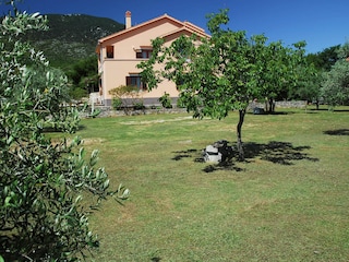 Haus mit Garten nahe Strand