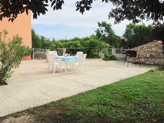Angenehme Terrasse