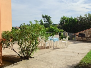 Angenehme Terrasse