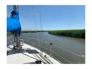 Ausfahrt Neufeld Richtung Elbmündung