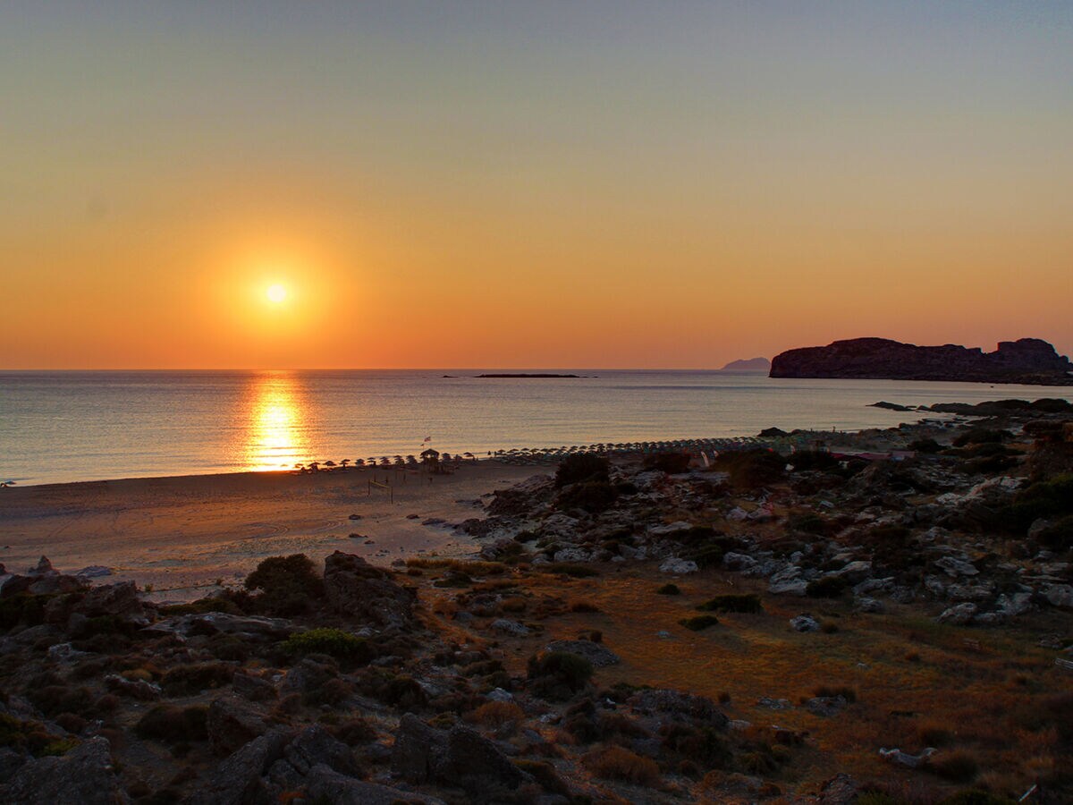 Sonnenuntergang Falasarna