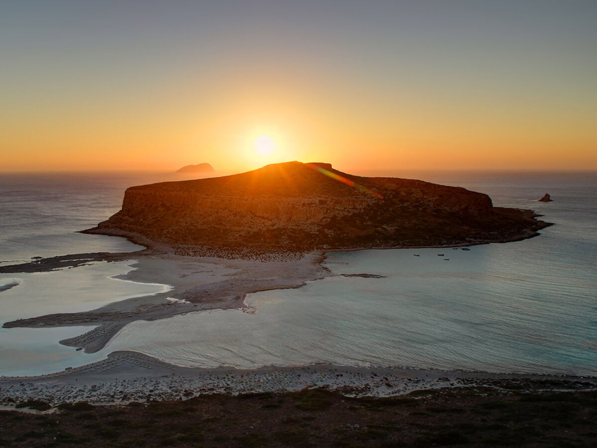 Sunset at Balos