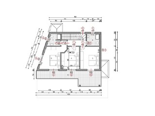 Villa Labin Pianta del piano 32