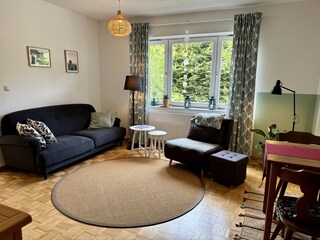 Wohnzimmer 2 · Sofa und Liegesessel