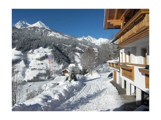 Unser Haus im Winter