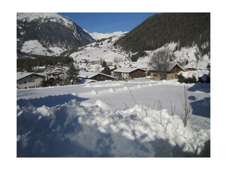 Der Ausblick vom Wohnzimmer...