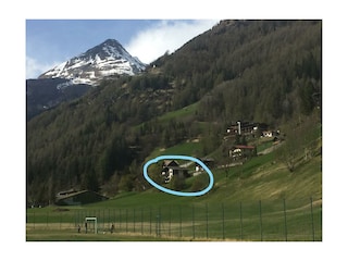 Blick auf Appartementhaus