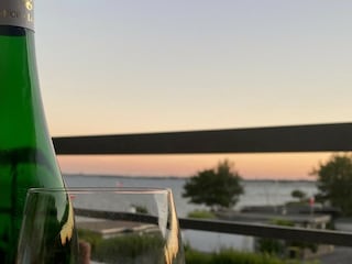 Blick vom Balkon