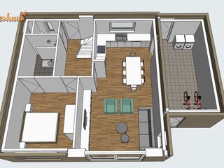 Casa per le vacanze Nieuwvliet Pianta del piano 38