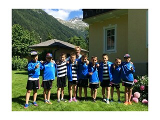 Fußballkinder in der Villa Talheim