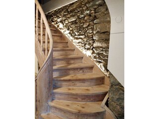 Treppenaufgang in die 2. Etage