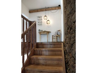 Aufgang in die 1. Etage