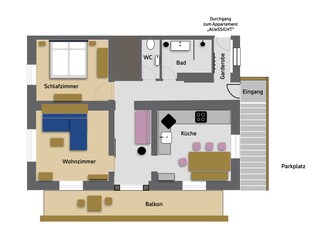 Vakantieappartement Leutasch Grondplan 23