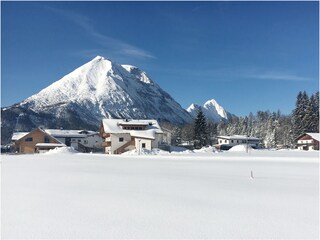 Mit traumhaftem Blick auf die Hohe Munde