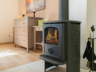 Kaminofen im Wohn- und Esszimmer