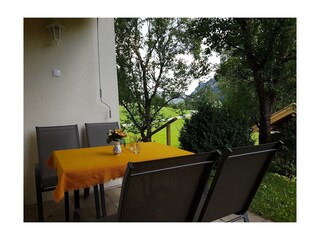 Sitzgruppe im Garten