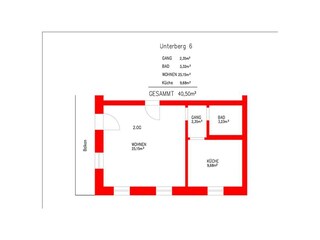 Appartement Walchsee Grondplan 14