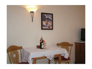 Appartement 4 - Tischgruppe