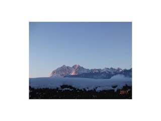 Der Wilde Kaiser Blick von Haus Rampanelli