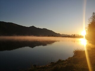 Sonnenaufgang am Walchsee Kaiserwinkl Tirol