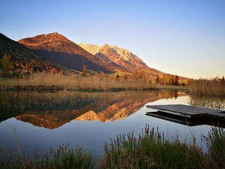 wunderbare Morgenstimmung am Walchsee Kaiserwinkl