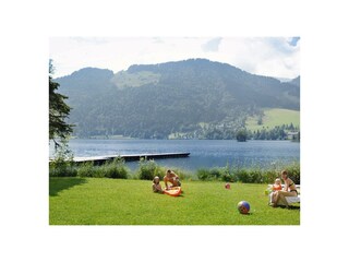 reservierter Badestrand
