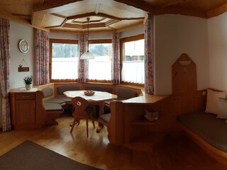 Appartment, Essecke und Liege