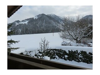 Appartement , Balkonaussicht-Winter