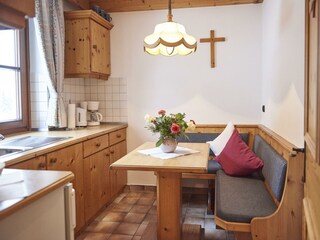 Apartment 3 Küche mit Essecke