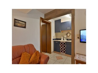 oder kleiner Küche im Appartement