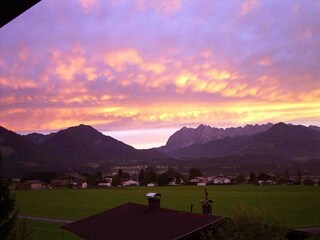 Kaiserpanorama mit Abendrot