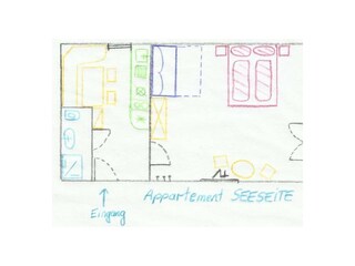 Grundriss - Fewo Seeseite