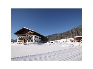 Die Schwaigsloipe direkt am Haus