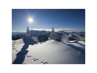 Winterpanorama vom Kaiserwinkl