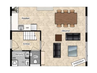 Casa per le vacanze Wervershoof Pianta del piano 42