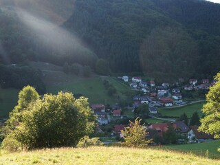 Sicht aufs Dorf