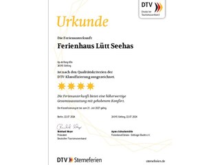 Urkunde DTV-Zertifizierung