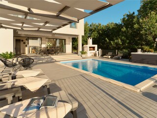 Villa Maslenica Enregistrement extérieur 19