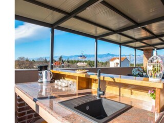 Casa de vacaciones Pridraga Grabación al aire libre 41