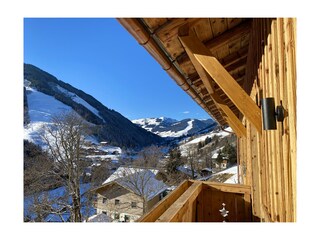 Ausblick auf die Skipiste