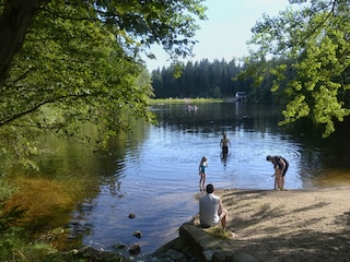 Stausee in Schönheide, Schönhes Naturbad