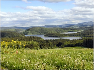 Blick zur Talsperre Eibenstock