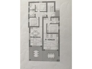 Appartement Sukošan Grondplan 33