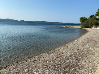 Beach in front of the apartment